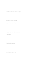 영문 Fool For Love 사랑의 열정 영화 대사-3