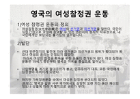 서구의 여성 운동(영국, 미국)-3