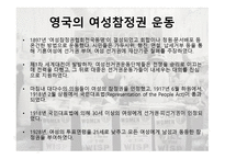 서구의 여성 운동(영국, 미국)-5