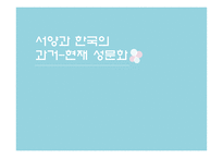 서양과 한국의 과거와 현재의 성문화-1