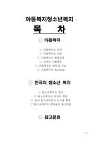 아동복지청소년복지 - 아동복지 청소년 복지-1