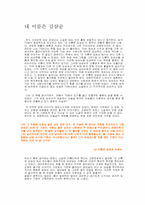 [독후감] 내 이름은 김삼순-1