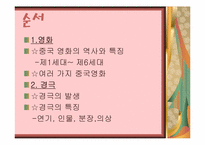 [중국문화] 중국의 공연문화 -영화 경극-2