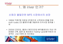 아이리버의 마케팅전략-3