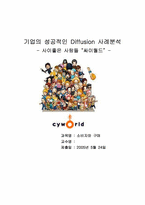[기업성공사례] 싸이월드의 성공적인 확산사례-1