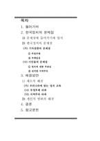 한국정치의 문제점에 대한 고찰-2