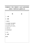 [아동권리] 국제 아동권리 사상의 발전과정에 대하여 구체적으로 설명하시오-1