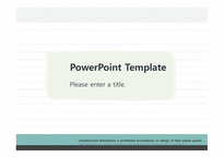 가로줄 노트 디자인 배경파워포인트 PowerPoint PPT 프레젠테이션-1