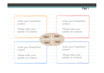 가로줄 노트 디자인 배경파워포인트 PowerPoint PPT 프레젠테이션-7
