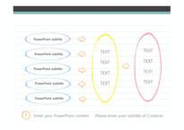 가로줄 노트 디자인 배경파워포인트 PowerPoint PPT 프레젠테이션-12
