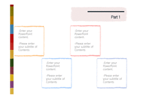 다양한 색상패턴 색채 깔끔한디자인 예쁜 심플한 색깔 미술 배경파워포인트 PowerPoint PPT 프레젠테이션-17