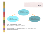 다양한 색상패턴 색채 깔끔한디자인 예쁜 심플한 색깔 미술 배경파워포인트 PowerPoint PPT 프레젠테이션-19