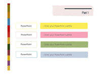 다양한 색상패턴 색채 깔끔한디자인 예쁜 심플한 색깔 미술 배경파워포인트 PowerPoint PPT 프레젠테이션-20