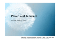 민들레 꽃씨앗 화사한 봄 자연 배경파워포인트 PowerPoint PPT 프레젠테이션-1