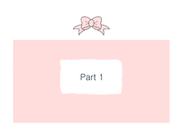 분홍색 리본 파스텔톤 선물포장지 예쁜 깔끔한 심플한 배경파워포인트 PowerPoint PPT 프레젠테이션-6