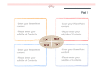 분홍색 리본 파스텔톤 선물포장지 예쁜 깔끔한 심플한 배경파워포인트 PowerPoint PPT 프레젠테이션-7
