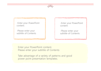 분홍색 리본 파스텔톤 선물포장지 예쁜 깔끔한 심플한 배경파워포인트 PowerPoint PPT 프레젠테이션-8