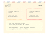 우편 편지 배송 편지지 물류 포스트 주소 우표 배경파워포인트 PowerPoint PPT 프레젠테이션-7