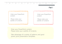 자 눈금 눈금자 예쁜 심플한 깔끔한 배경파워포인트 PowerPoint PPT 프레젠테이션-7
