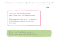 자 눈금 눈금자 예쁜 심플한 깔끔한 배경파워포인트 PowerPoint PPT 프레젠테이션-16