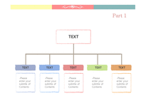 파스텔 노랑빨강파랑 하트 사랑 이쁜 심플한디자인 예쁜 배경파워포인트 PowerPoint PPT 프레젠테이션-14