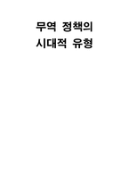 무역정책의 시대적 유형-1