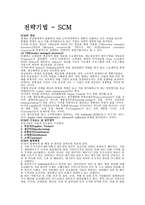 전략기법 SCM 레포트-1