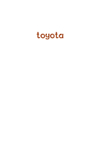 toyota 도요타 기업분석-1