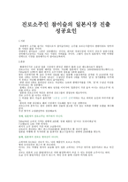진로 소주인 참이슬의 일본 시장 진출 성공요인-1