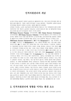 인적 자원관리의 개념-1