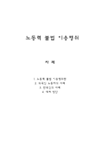노동력 불법이용행위-1