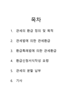 관세의 환급과 분할-2
