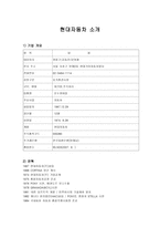 현대자동차 소개-1