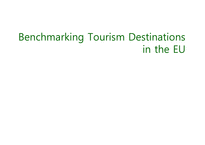 Benchmarking Tourism Destinations in theEU-1