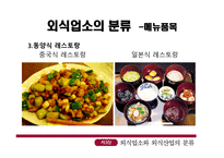 외식업소와 외식 산업의 분류-12