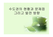 지역경제학 수도권 현황과 문제점 그리고 발전방향-1