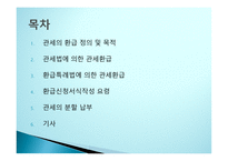 관세의 환급과 분할-2
