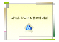 교육행정과 학교조직풍토론-3