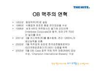 하이트의對OB전승리 전략과 결과 그리고 그 후의 동향-9
