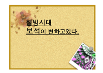웰빙시대 보석이 변하고 있다 보고서-1