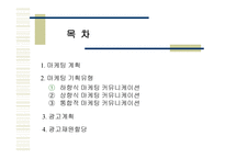 마케팅과 광고 계획의 수립-2