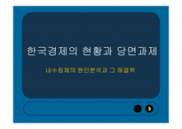 한국경제의 현황과 당면과제 리포트-1