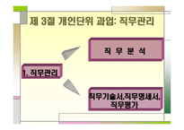 개인단위 과업 직무관리-2