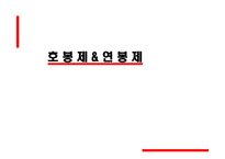 연공급제 호봉제와 연봉제 리포트-1
