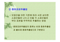 표본의 추출 레포트-14