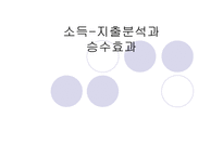 소득 지출 분석과 승수효과-1