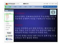 문화관광부 홈페이지의 온라인 참여형 태-9