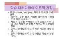 인적자원개발의 패러다임-8
