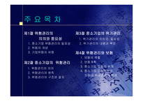 중소기업의 창업과 경영 중소기업의 위험관리-2