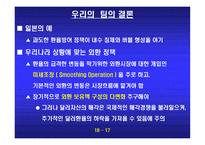 외환정책에 대한 반대 환율 변동의 시장기능을 존중하자-18